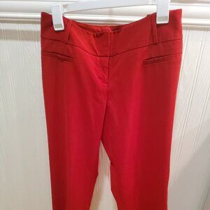 Red limited Drew fit pants